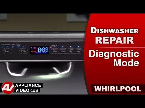 Whirlpool WDF560SAFM2 Dishwasher - Diagnostic Mode