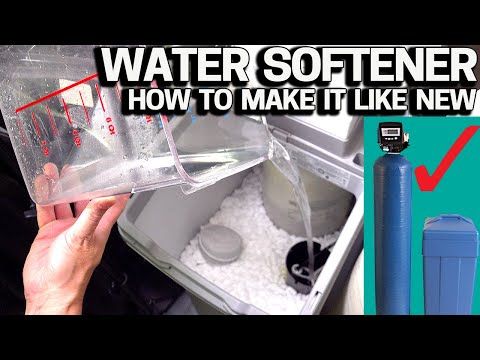 Water Softener Cleaning & Restore it Like New - Don't skip this EASY maintenance