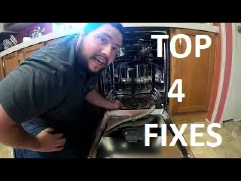 GE Dishwasher not HEATING or DRYING or CLEANING dishes? TOP 4 FIXES