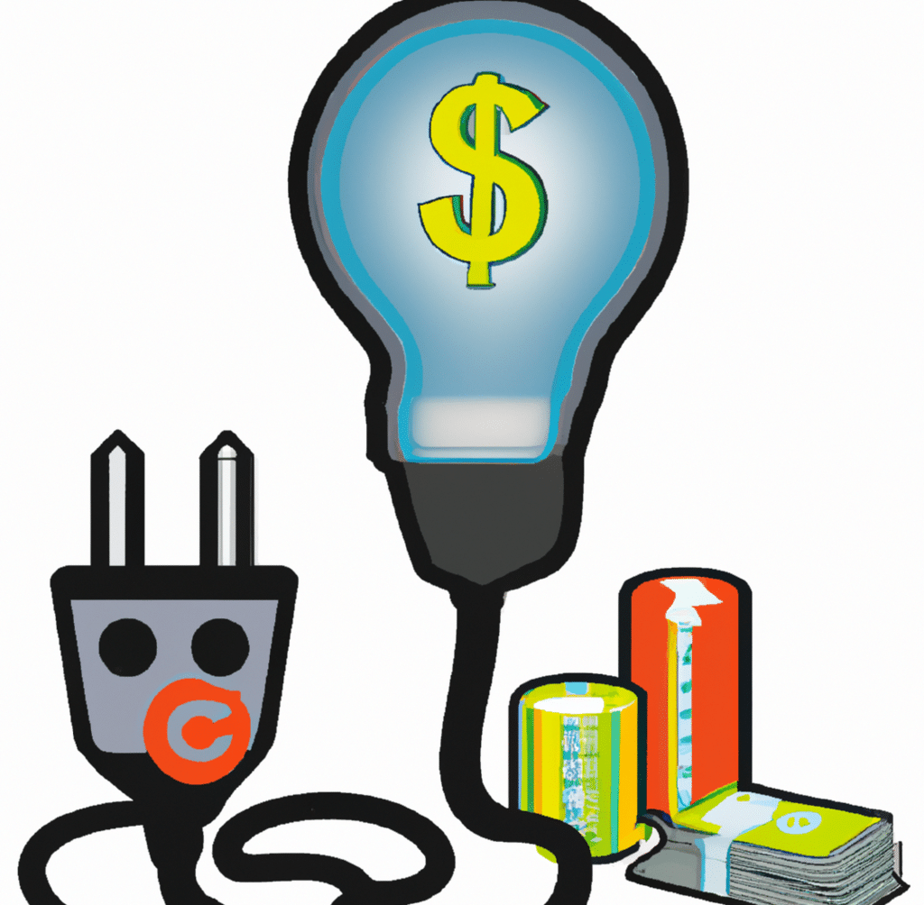 Illustration of batteries and light bulb related to DFS demand flexibility service 